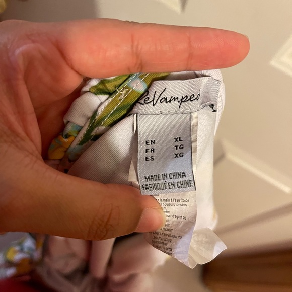 White and yellow one piece bikini swimsuit - Picture 2 of 2